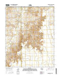Horseshoe Hill Texas Current topographic map, 1:24000 scale, 7.5 X 7.5 Minute, Year 2016