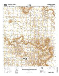 Horseshoe Mountains Texas Current topographic map, 1:24000 scale, 7.5 X 7.5 Minute, Year 2016