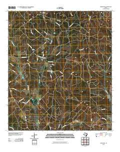 Hortense Texas Historical topographic map, 1:24000 scale, 7.5 X 7.5 Minute, Year 2010