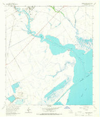 Hoskins Mound Texas Historical topographic map, 1:24000 scale, 7.5 X 7.5 Minute, Year 1963