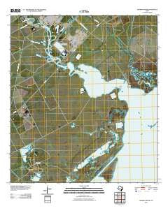 Hoskins Mound Texas Historical topographic map, 1:24000 scale, 7.5 X 7.5 Minute, Year 2010
