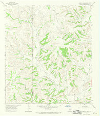 Hospital Ranch Texas Historical topographic map, 1:24000 scale, 7.5 X 7.5 Minute, Year 1967