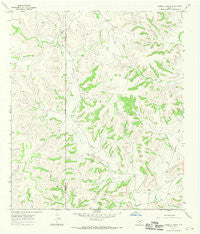 Hospital Ranch Texas Historical topographic map, 1:24000 scale, 7.5 X 7.5 Minute, Year 1967