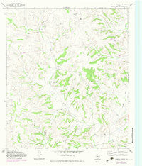 Hospital Ranch Texas Historical topographic map, 1:24000 scale, 7.5 X 7.5 Minute, Year 1967