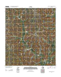 Hospital Ranch Texas Historical topographic map, 1:24000 scale, 7.5 X 7.5 Minute, Year 2012