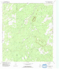 House Mountain Texas Historical topographic map, 1:24000 scale, 7.5 X 7.5 Minute, Year 1967