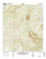 House Mountain Texas Current topographic map, 1:24000 scale, 7.5 X 7.5 Minute, Year 2016