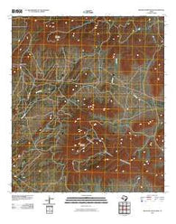 Housetop Mountains Texas Historical topographic map, 1:24000 scale, 7.5 X 7.5 Minute, Year 2010