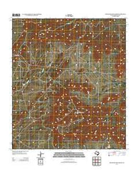 Housetop Mountains Texas Historical topographic map, 1:24000 scale, 7.5 X 7.5 Minute, Year 2012
