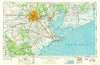 Houston Texas Historical topographic map, 1:250000 scale, 1 X 2 Degree, Year 1956