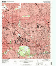 Houston Heights Texas Historical topographic map, 1:24000 scale, 7.5 X 7.5 Minute, Year 1995