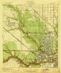 Houston Heights Texas Historical topographic map, 1:31680 scale, 7.5 X 7.5 Minute, Year 1922