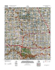Houston Heights Texas Historical topographic map, 1:24000 scale, 7.5 X 7.5 Minute, Year 2013