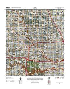 Houston Heights Texas Historical topographic map, 1:24000 scale, 7.5 X 7.5 Minute, Year 2013