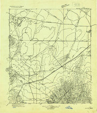 Hovey Texas Historical topographic map, 1:125000 scale, 30 X 30 Minute, Year 1929