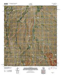 Hovey Texas Historical topographic map, 1:24000 scale, 7.5 X 7.5 Minute, Year 2010