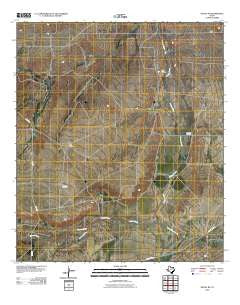 Hovey NE Texas Historical topographic map, 1:24000 scale, 7.5 X 7.5 Minute, Year 2010