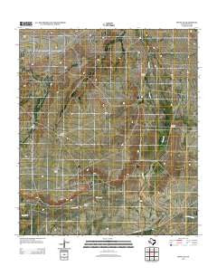 Hovey NE Texas Historical topographic map, 1:24000 scale, 7.5 X 7.5 Minute, Year 2012