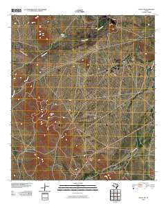 Hovey SW Texas Historical topographic map, 1:24000 scale, 7.5 X 7.5 Minute, Year 2010