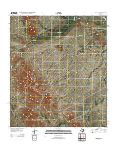 Hovey SW Texas Historical topographic map, 1:24000 scale, 7.5 X 7.5 Minute, Year 2012