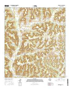 Howards Well Texas Current topographic map, 1:24000 scale, 7.5 X 7.5 Minute, Year 2016