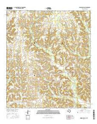 Howards Well NE Texas Current topographic map, 1:24000 scale, 7.5 X 7.5 Minute, Year 2016