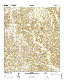 Howards Well NE Texas Current topographic map, 1:24000 scale, 7.5 X 7.5 Minute, Year 2016