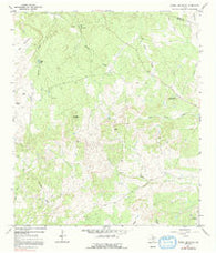 Howell Mountain Texas Historical topographic map, 1:24000 scale, 7.5 X 7.5 Minute, Year 1967