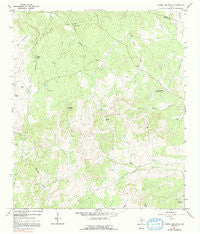 Howell Mountain Texas Historical topographic map, 1:24000 scale, 7.5 X 7.5 Minute, Year 1967