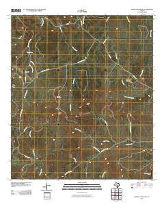 Howell Mountain Texas Historical topographic map, 1:24000 scale, 7.5 X 7.5 Minute, Year 2010