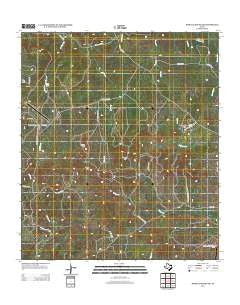 Howell Mountain Texas Historical topographic map, 1:24000 scale, 7.5 X 7.5 Minute, Year 2012