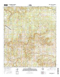 Howell Mountain Texas Current topographic map, 1:24000 scale, 7.5 X 7.5 Minute, Year 2016