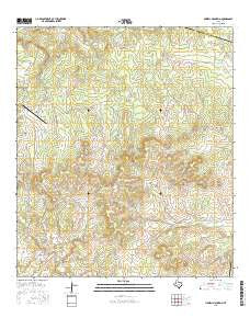 Howell Mountain Texas Current topographic map, 1:24000 scale, 7.5 X 7.5 Minute, Year 2016