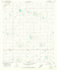 Hub Texas Historical topographic map, 1:24000 scale, 7.5 X 7.5 Minute, Year 1965