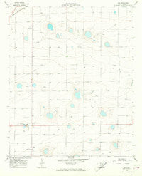Hub Texas Historical topographic map, 1:24000 scale, 7.5 X 7.5 Minute, Year 1965