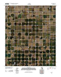 Hub Texas Historical topographic map, 1:24000 scale, 7.5 X 7.5 Minute, Year 2010