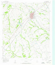Hubbard Texas Historical topographic map, 1:24000 scale, 7.5 X 7.5 Minute, Year 1956
