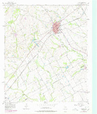Hubbard Texas Historical topographic map, 1:24000 scale, 7.5 X 7.5 Minute, Year 1956
