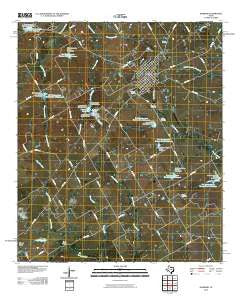 Hubbard Texas Historical topographic map, 1:24000 scale, 7.5 X 7.5 Minute, Year 2010
