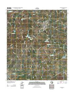 Hubbard Texas Historical topographic map, 1:24000 scale, 7.5 X 7.5 Minute, Year 2013