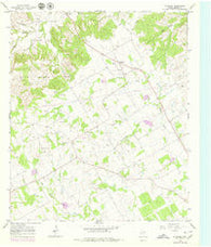 Huckabay Texas Historical topographic map, 1:24000 scale, 7.5 X 7.5 Minute, Year 1965