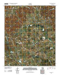 Huckabay Texas Historical topographic map, 1:24000 scale, 7.5 X 7.5 Minute, Year 2010