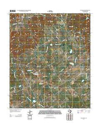 Huckabay Texas Historical topographic map, 1:24000 scale, 7.5 X 7.5 Minute, Year 2012