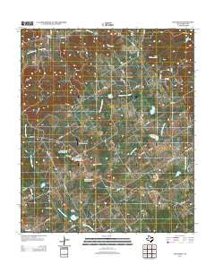 Huckabay Texas Historical topographic map, 1:24000 scale, 7.5 X 7.5 Minute, Year 2012