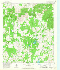 Huckabay SW Texas Historical topographic map, 1:24000 scale, 7.5 X 7.5 Minute, Year 1965