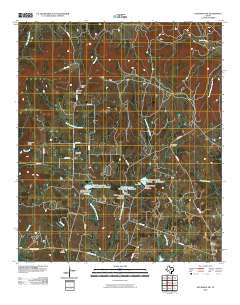 Huckabay SW Texas Historical topographic map, 1:24000 scale, 7.5 X 7.5 Minute, Year 2010