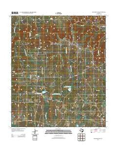 Huckabay SW Texas Historical topographic map, 1:24000 scale, 7.5 X 7.5 Minute, Year 2012