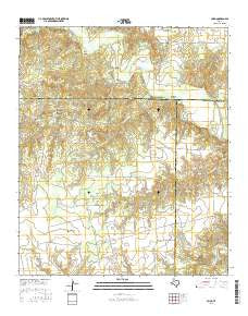 Hudd Texas Current topographic map, 1:24000 scale, 7.5 X 7.5 Minute, Year 2016