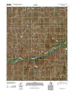 Hudgens Ranch Texas Historical topographic map, 1:24000 scale, 7.5 X 7.5 Minute, Year 2010