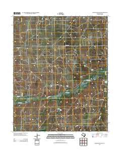 Hudgens Ranch Texas Historical topographic map, 1:24000 scale, 7.5 X 7.5 Minute, Year 2012